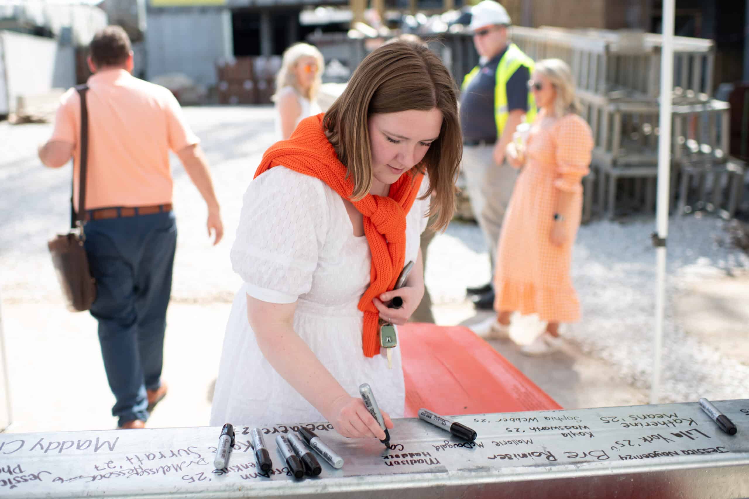 New Nursing Building Celebrated with Beam Signing