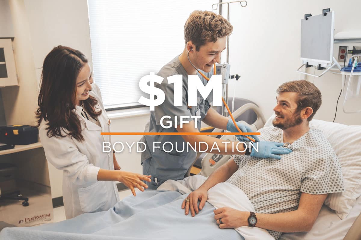 College of Nursing Receives $1 Million Gift from Boyd Foundation